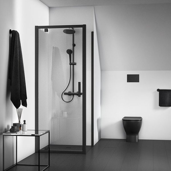 Ideal Standard Tesi Silk Black AquaBlade Back to Wall WC + Soft Close Seat - Image 6