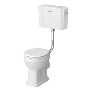 Trafalgar Low Level Toilet   Excludes Seat   Chrome
