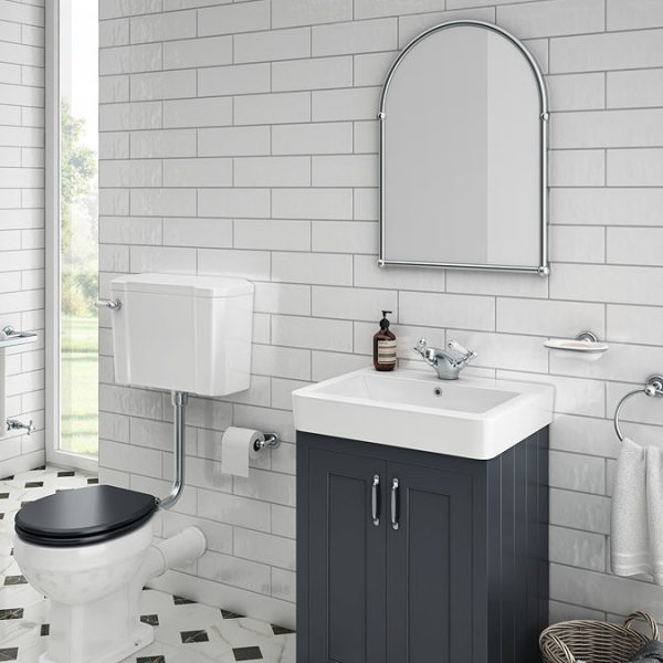 Chatsworth Traditional 673 x 490mm Arched Mirror   Chrome - Image 7