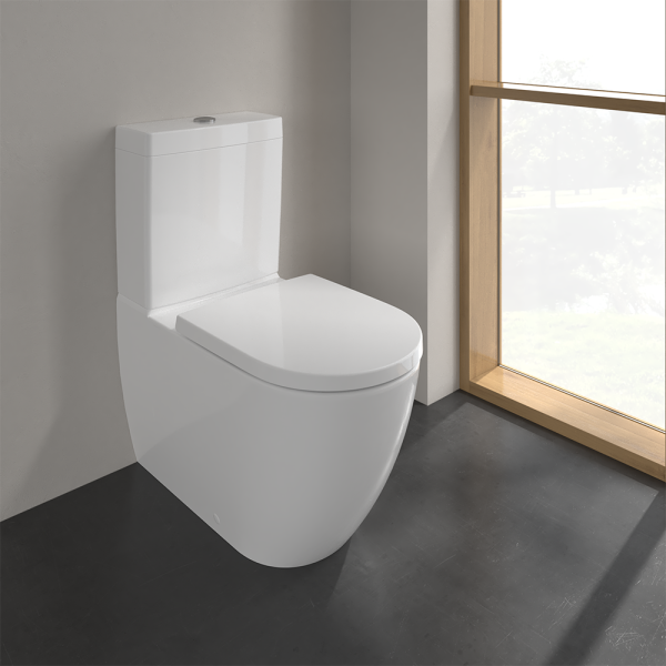 Villeroy & Boch Subway 3.0 Closed Coupled Toilet + Soft Close Seat