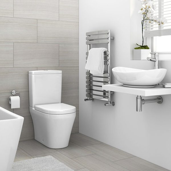 Toronto BTW Close Coupled Toilet with Soft Close Seat - Image 2