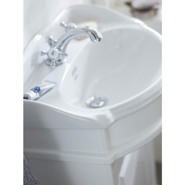 Miller   Traditional 1903 65 Wall Hung Two Door Vanity Unit with Ceramic Basin - Image 3