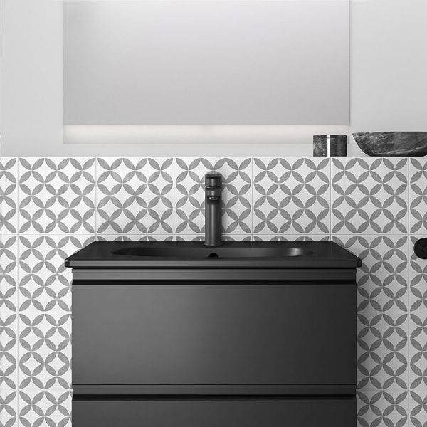 Ideal Standard Tesi Silk Black 600mm 2 Drawer Wall Hung Vanity Unit - Image 4