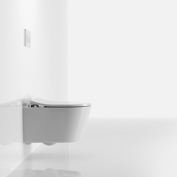 Toto RP Rimless Wall Hung Toilet + Soft Close Seat - Image 2