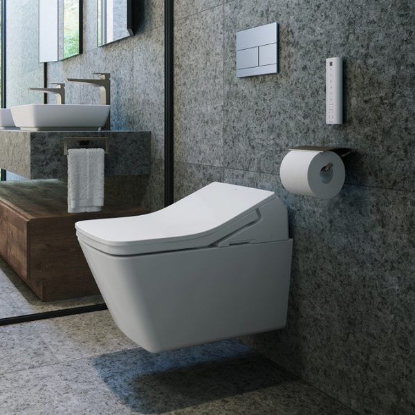 Toto Washlet SX Rimless Wall Hung Shower Toilet & Remote Control - Image 6