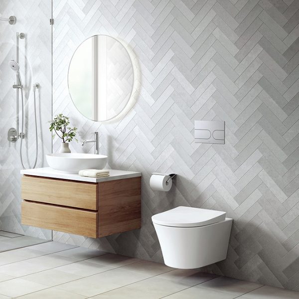 Toto GP Rimless Wall Hung Toilet + Soft Close Seat - Image 5