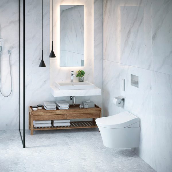 Toto Washlet RG Rimless Wall Hung Shower Toilet & Remote Control - Image 5