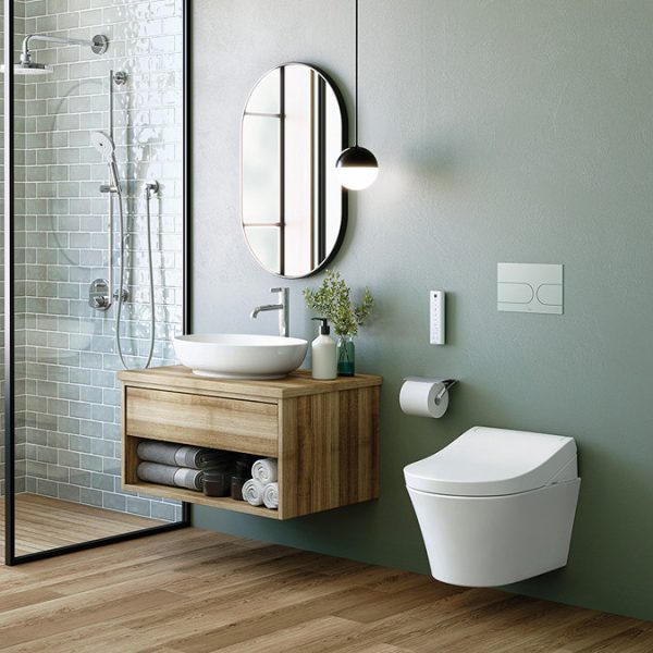 Toto Washlet RG Rimless Wall Hung Shower Toilet & Remote Control - Image 6