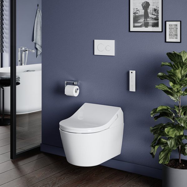Toto Washlet RX Rimless Wall Hung Shower Toilet & Remote Control - Image 4