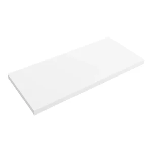 Venice Floating Basin Shelf (Gloss White   1000mm Wide)