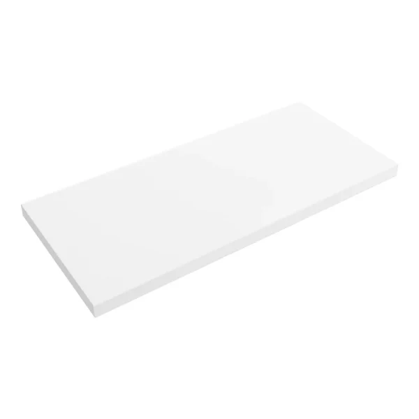 Venice Floating Basin Shelf (Gloss White   1000mm Wide)