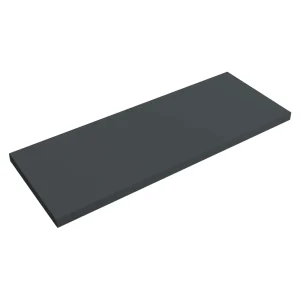 Venice Floating Basin Shelf (Gloss Grey   1200mm Wide)