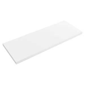 Venice Floating Basin Shelf (Gloss White   1200mm Wide)