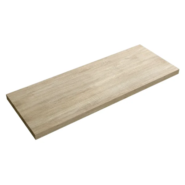 Venice Floating Basin Shelf (Light Oak   1200mm Wide)