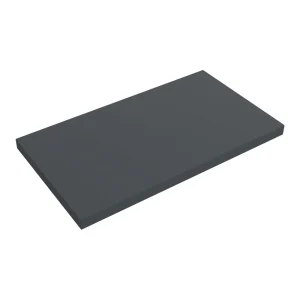 Venice Floating Basin Shelf (Gloss Grey   800mm Wide)