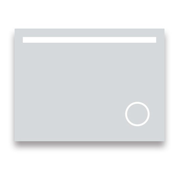 Vancouver 800 x 600mm LED Mirror with Motion Sensor, Magnifier, Anti Fog Demist + Shaving Socket - Image 3