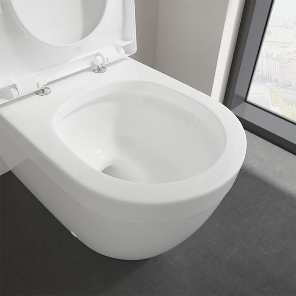 Villeroy and Boch Architectura Rimless Close Coupled Toilet (Bottom Entry Water Inlet) + Seat - Image 3