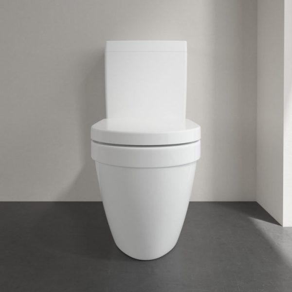 Villeroy and Boch Architectura Rimless Close Coupled Toilet (Bottom Entry Water Inlet) + Seat - Image 4