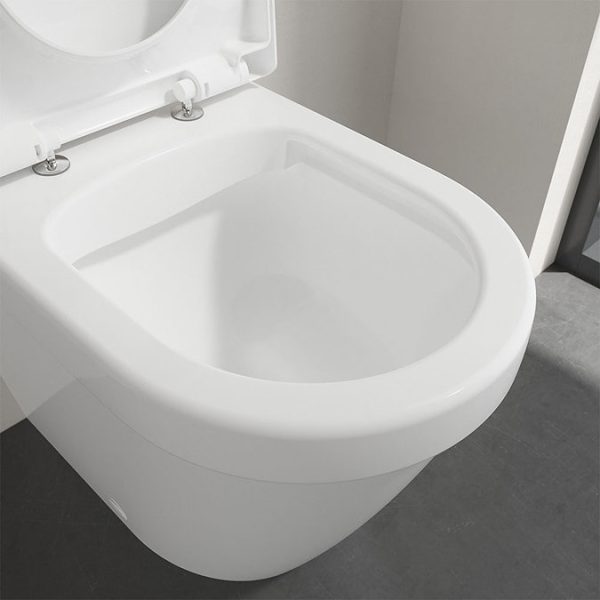Villeroy and Boch Architectura Rimless Back to Wall Toilet + Seat - Image 3
