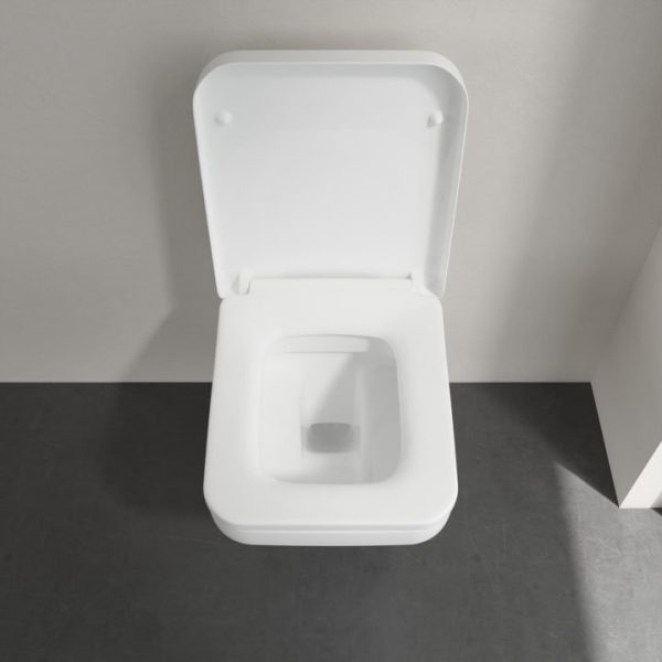 Villeroy & Boch ViPro 2.0 Toilet Frame with White Flush Plate + Architectura Square Wall Hung Toilet - Image 2