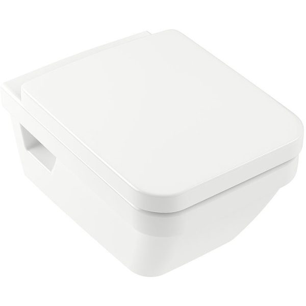 Villeroy & Boch ViPro 2.0 Toilet Frame with White Flush Plate + Architectura Square Wall Hung Toilet - Image 6