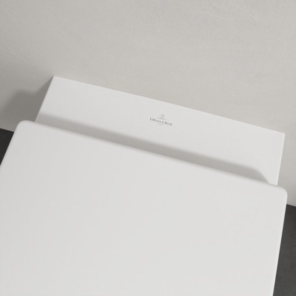 Villeroy and Boch Architectura Round Rimless Wall Hung Toilet + Seat - Image 8