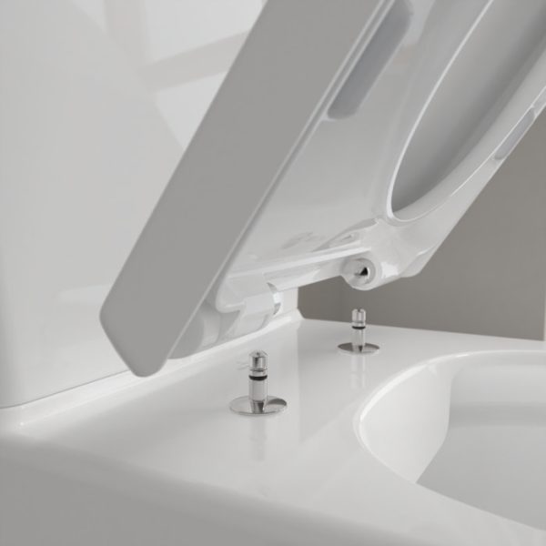 Villeroy and Boch Avento Rimless Close Coupled Toilet (Bottom Entry Water Inlet) + Seat - Image 2