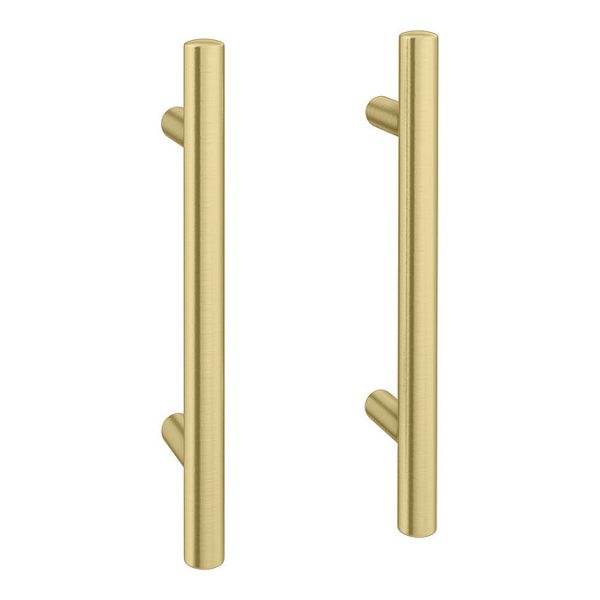 Venice 665 Gloss White Vanity with Brushed Brass Handles (Unit Depth 300mm) - Image 3