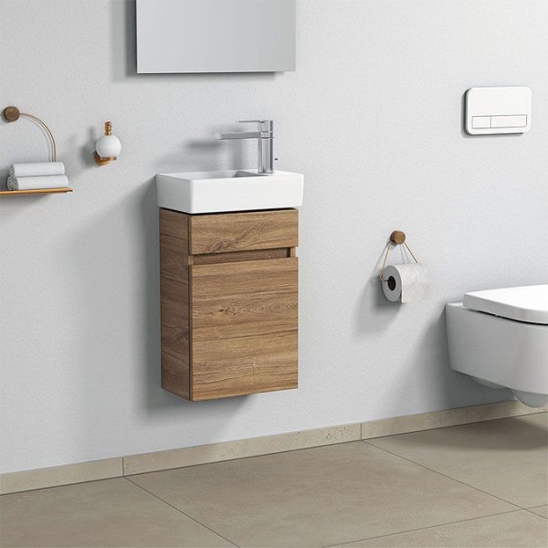 Villeroy and Boch Arto Oak Kansas 360mm Wall Hung Vanity Unit - Image 2