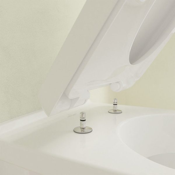 Villeroy and Boch O.novo Wall Hung Toilet + Soft Close Seat - Image 3