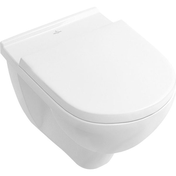 Villeroy and Boch O.novo Wall Hung Toilet + Soft Close Seat - Image 2