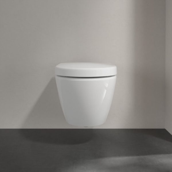Villeroy and Boch Subway 2.0 DirectFlush Compact Rimless Wall Hung Toilet + Soft Close Seat - Image 3