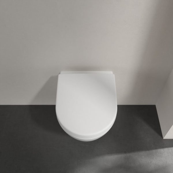 Villeroy and Boch Subway 2.0 DirectFlush Compact Rimless Wall Hung Toilet + Soft Close Seat - Image 4