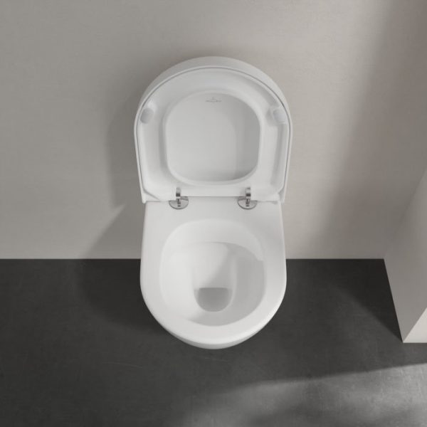 Villeroy and Boch Subway 2.0 DirectFlush Compact Rimless Wall Hung Toilet + Soft Close Seat - Image 6