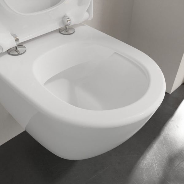 Villeroy and Boch Subway 2.0 DirectFlush Compact Rimless Wall Hung Toilet + Soft Close Seat - Image 7