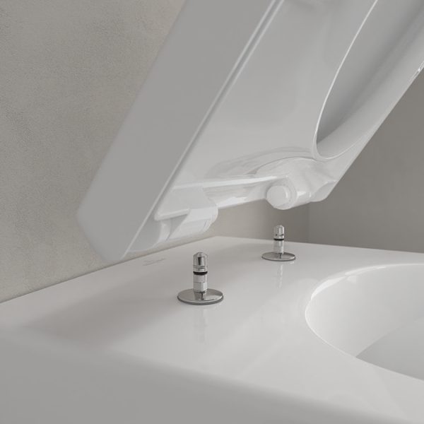 Villeroy and Boch Subway 2.0 DirectFlush Rimless Wall Hung Toilet + Soft Close Seat - Image 3