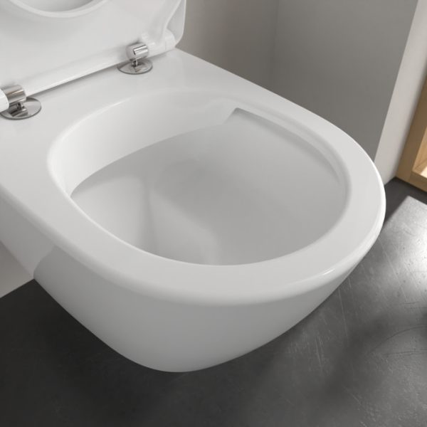 Villeroy and Boch Subway 2.0 DirectFlush Rimless Wall Hung Toilet + Soft Close Seat - Image 5