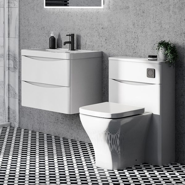 Venice Modern Back To Wall Pan + Soft Close Seat - Image 5