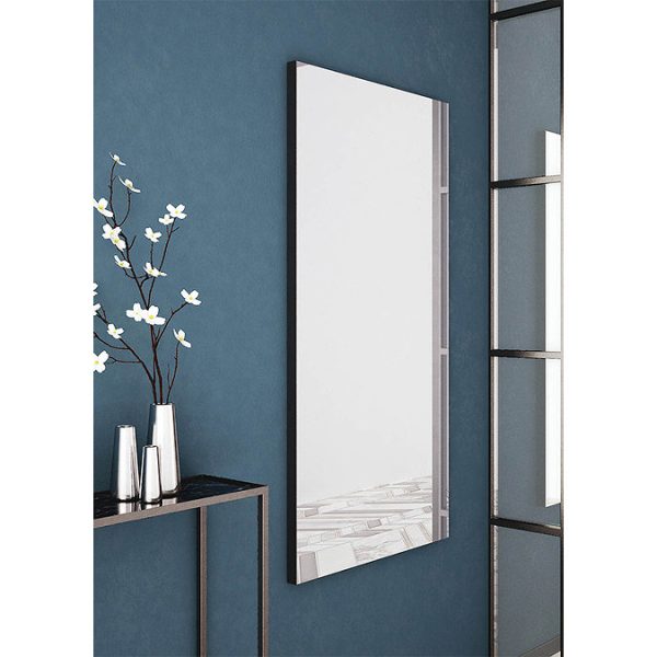 Venice Black Frame 600 x 800mm Rectangular Mirror - Image 3