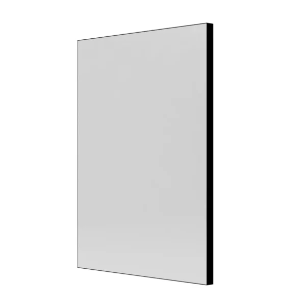 Venice Black Frame 600 x 800mm Rectangular Mirror