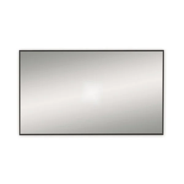 Venice Black 1200 x 700mm Rectangular Mirror