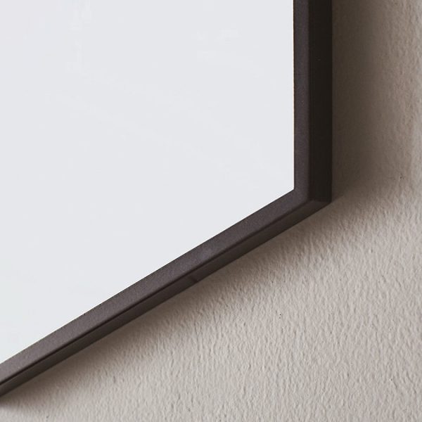 Venice Black 800 x 1000mm Rectangular Mirror - Image 3