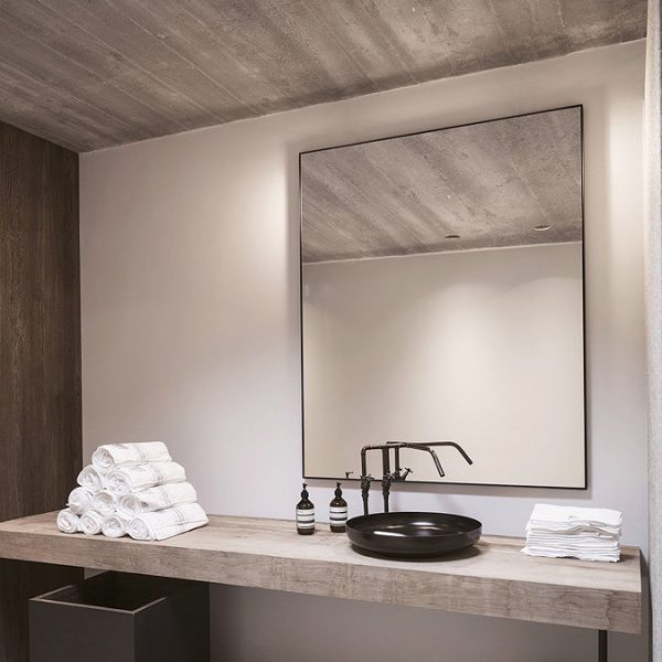 Venice Black 800 x 1000mm Rectangular Mirror - Image 2