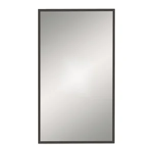 Venice Black 400 x 700mm Rectangular Mirror