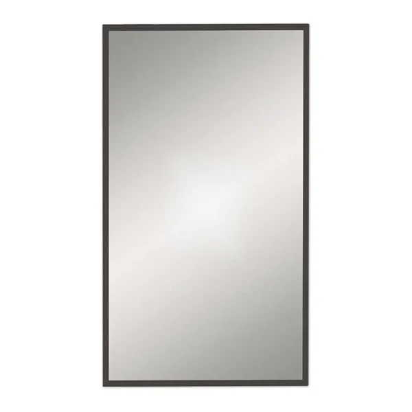 Venice Black 400 x 700mm Rectangular Mirror
