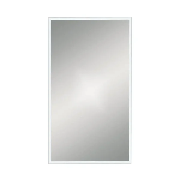 Venice White 400 x 700mm Rectangular Mirror