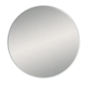 Venice White 600mm Round Mirror