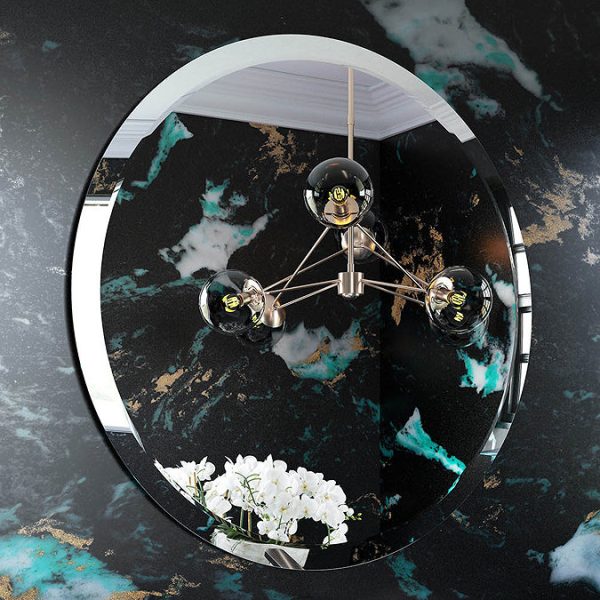 Venice 600mm Round Bevelled Mirror - Image 3