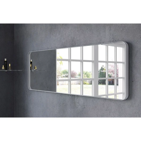 Venice White Frame 1500 x 500mm Rectangular Mirror