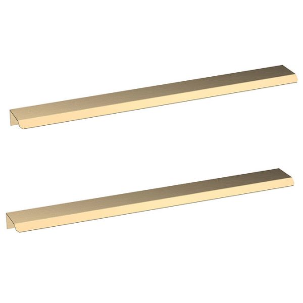 Venice Fluted 1205mm Grey Wall Hung Vanity Unit   4 Drawers, Sparkling Black Worktop & Brushed Brass Handles - Image 2